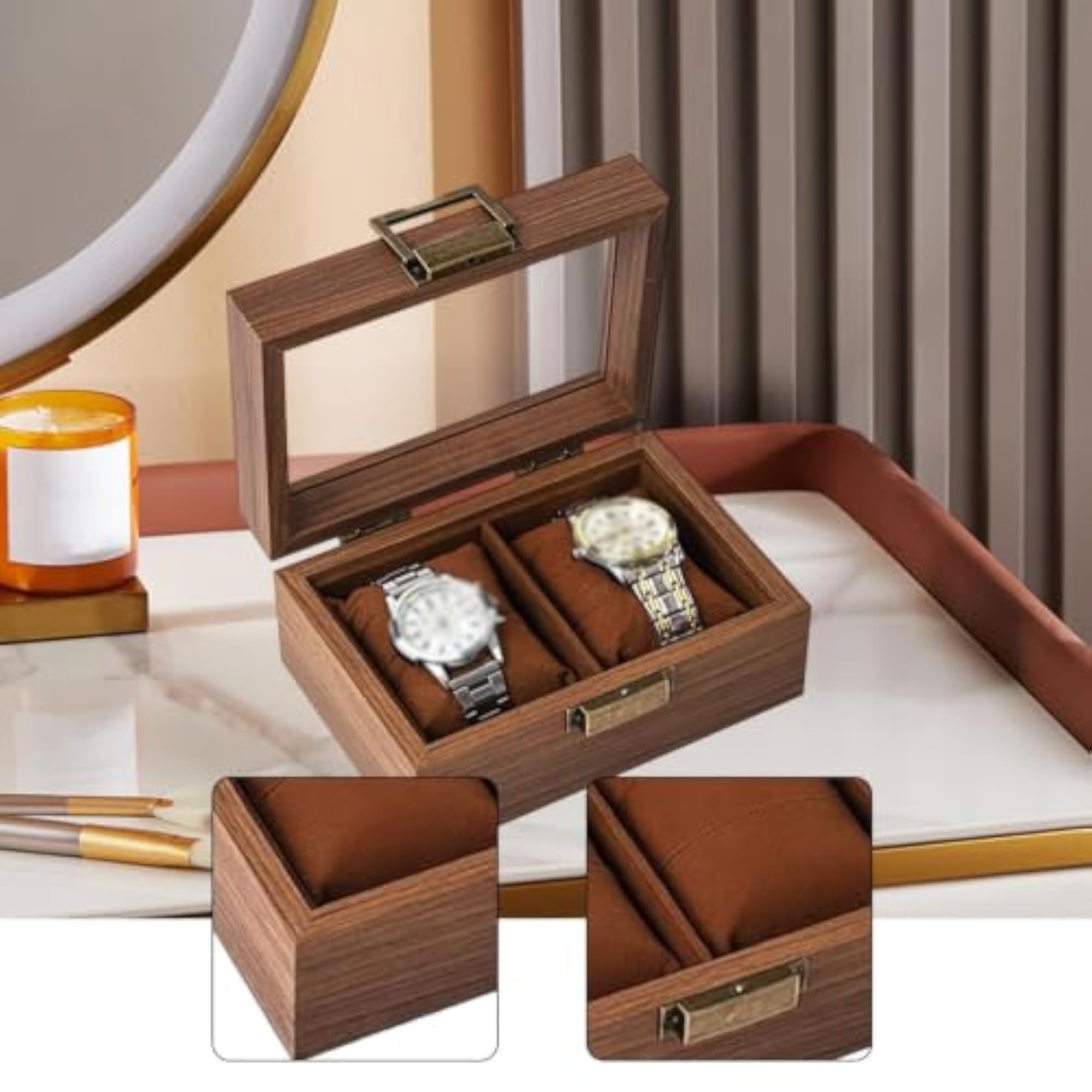 Classic Premium Watch Box Dustproof Container